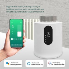 Thermostat Radiateur Smart WiFi à Commande Vocale avec Chauffage Programmable