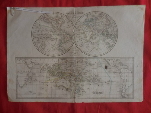 Carte mappemonde en - -,