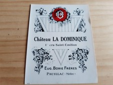 étiquette vin ancienne