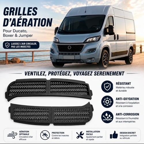 Grilles aération avant - grilles,