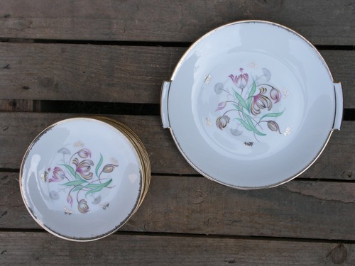 Ancien service dessert - ancien,