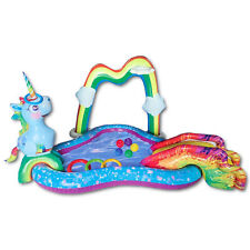 Happy People Playcenter Licorne Toboggan 254x198x145cm Incl Balles Anneaux Pool