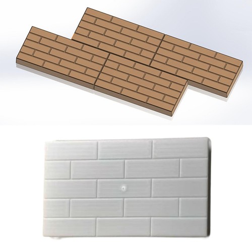 Moule briques béton - à, en
