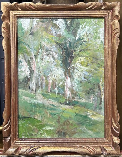 Antique oil painting - antique,