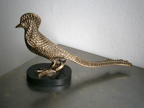 Statue oiseau faisan 1950 - statue, c-1950