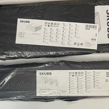 IKEA SKUBB Black Organizer Set