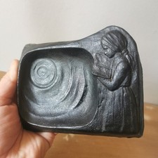 Ancien Cendrier / Vide Poche En Alliage Étain? / Réf A78