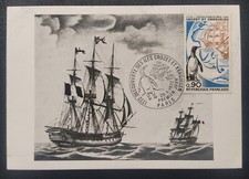 Carte Maximum Îles Crozet Et Kerguelen N° 1704 Oblitéré Paris 1972