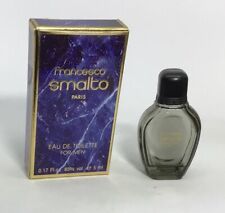 FRANCESCO SMALTO PARFUMS - MINIATURE - EDT / HOMME-  5 ML + BOITE - FLACON VIDE