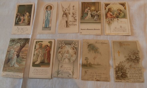 Lot images pieuses - 10,