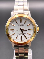 [N Mint] Montre Femme SEIKO Solar 3B51-0AN0 Quartz Radio Wave Control Japon