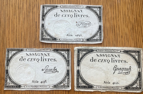Assignats 5 livres - de,