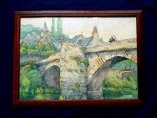 AQUUARELLE SIGNEE HENRI GRISOT