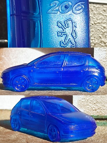 Peugeot 206 moulé - 1/43,