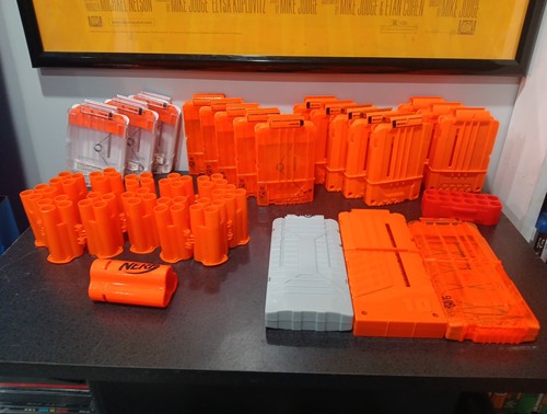 Nerf clip lot - nerf, clips