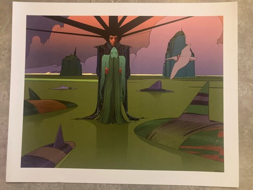 Sérigraphie hendrix moebius - sérigraphie,