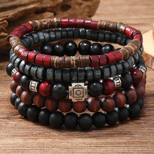 Lot bracelets de perles - lot, 5