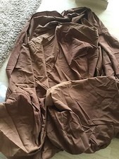 HOUSSE CANAPÉ 2 PLACES COULEUR MARRON, COMME NEUVE