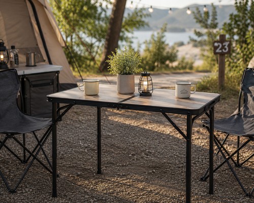 Table pliante aluminium - table,