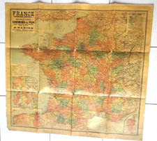 Carte Des Chemins De Fer