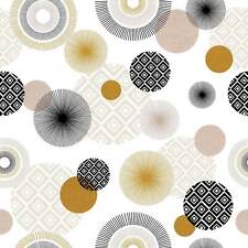 Toile cirée au mètre - Largeur 140 cm - Rond - Multicolore