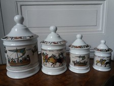 LOT DE 4 POTS A EPICES EN