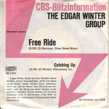 The Edgar Winter Group - Free Ride 7" Single Promo Vinyl Rock Classic Rock 48476