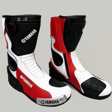 YAMAHA Bottes De Moto En Cuir