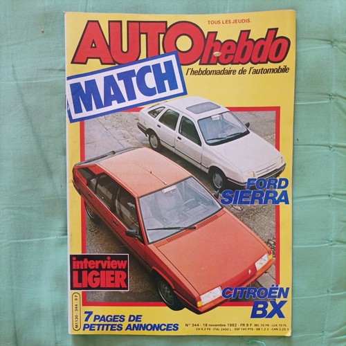 Auto hebdo 344 trs ford - 16,