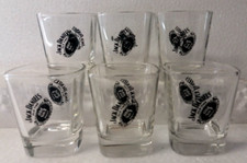Lot 6 verres à whisky JACK DANIEL'S , type " shooter " ref  JD36