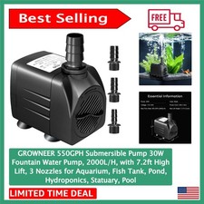 Versatile 550GPH Fountain Pump