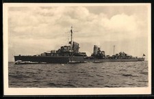Destroyer type 1934 la - 1934,