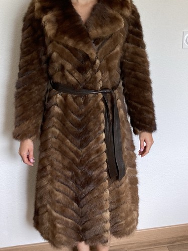 Manteau fourrure femme - fourrure, en
