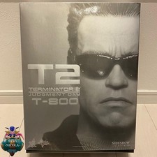 Hot Toys Terminator 2 T 800 1 6 Scale Action Figure Movie Masterpiece Rare
