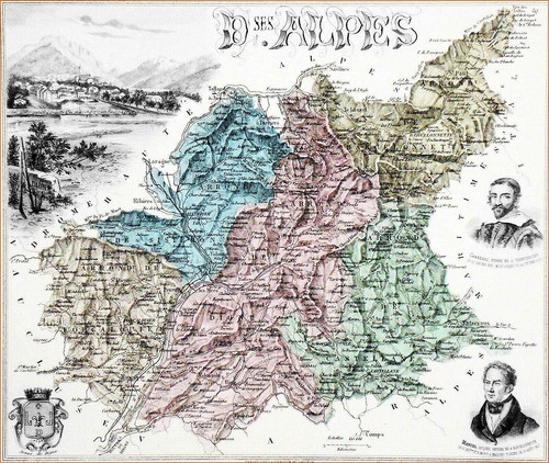 Carte alpes haute provence - carte,