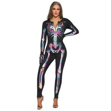 Costume de squelette arcenciel