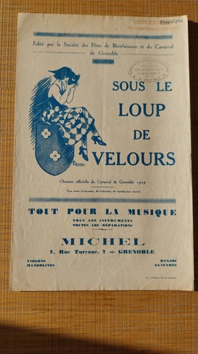 Lot partitions anciennes - lot,