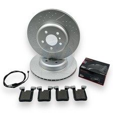 Pour BMW 435i M Sport Alvéolé Rainuré Frein Arrière Disques Brembo Patins Sonde