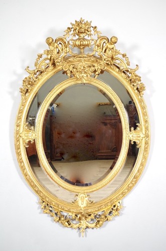 Miroir parecloses louis xvi - miroir, à