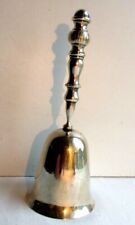 Cloche de table ou de chapelle en métal argenté, Art Déco