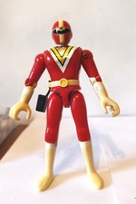 Figurine JETMAN BIOMAN 2 SENTAI Taiwan 1990 Force Rouge BANDAI Vintage