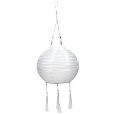 Lampion solaire style bohème blanc | Décoration de fête | Style vintage | Lam...