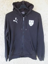Veste à capuche ASC AMIENS porté n°1 training football PUMA vintage jacket noir
