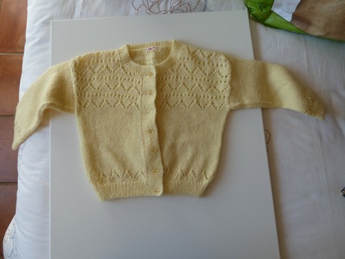 Veste tricotée main - veste, 4