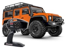 Traxxas TRX-4M Land Rover Defender 1:18 RTR 4WD Mini RC Crawler orange brossé m