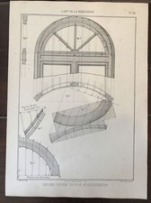1 GRAVURE MENUISERIE 1889 -