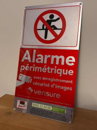 Verisure plaque alarme - alarme, cm