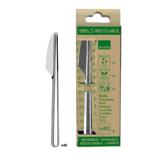 Leaves couteaux inox - couteaux,