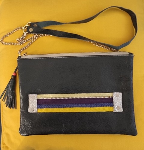 Sac main cuir - à,