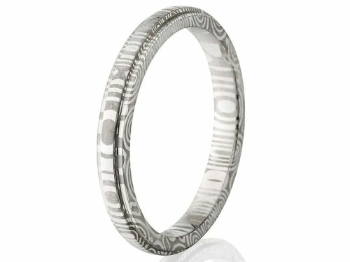 New 4mm wide damascus steel - new,